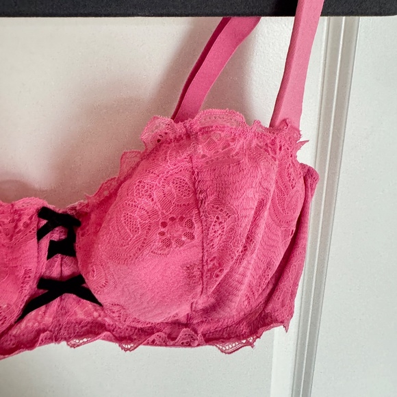 Cacique Pink Unlined Balconette 38DD - Picture 4 of 11
